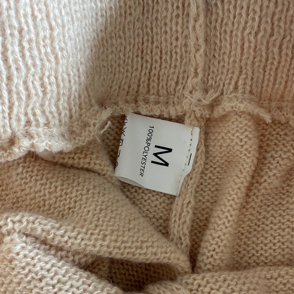 Women’s Cozy Knit Sweater Set in Light Beige - Picture 13 of 13